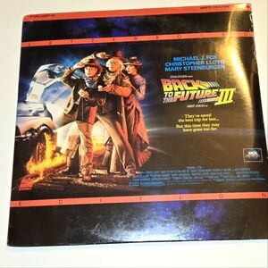 Back to the Future 3 motion picture laserdisc